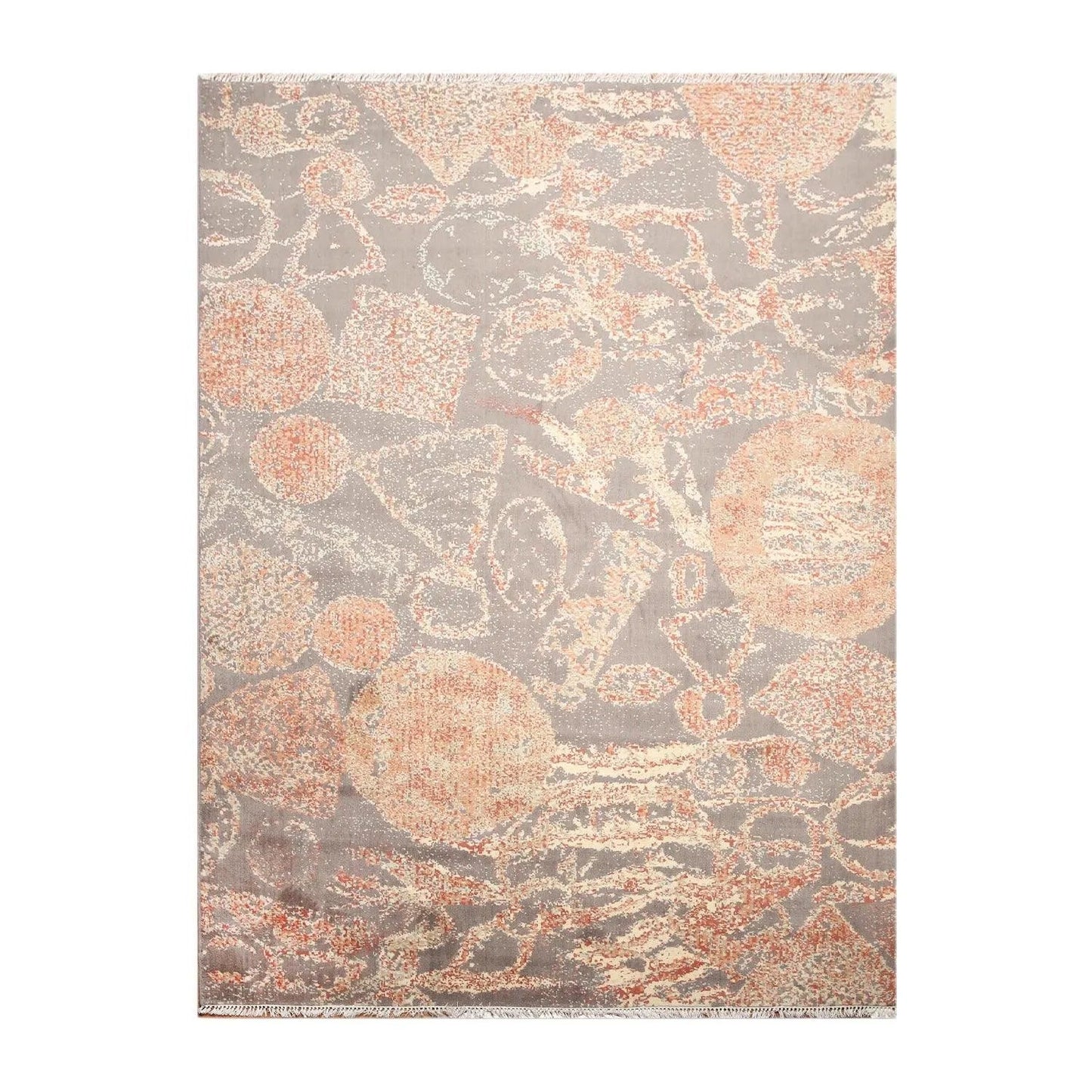 6x9 Gray Hand knotted 100% Wool Persian Oriental Area Rug-1