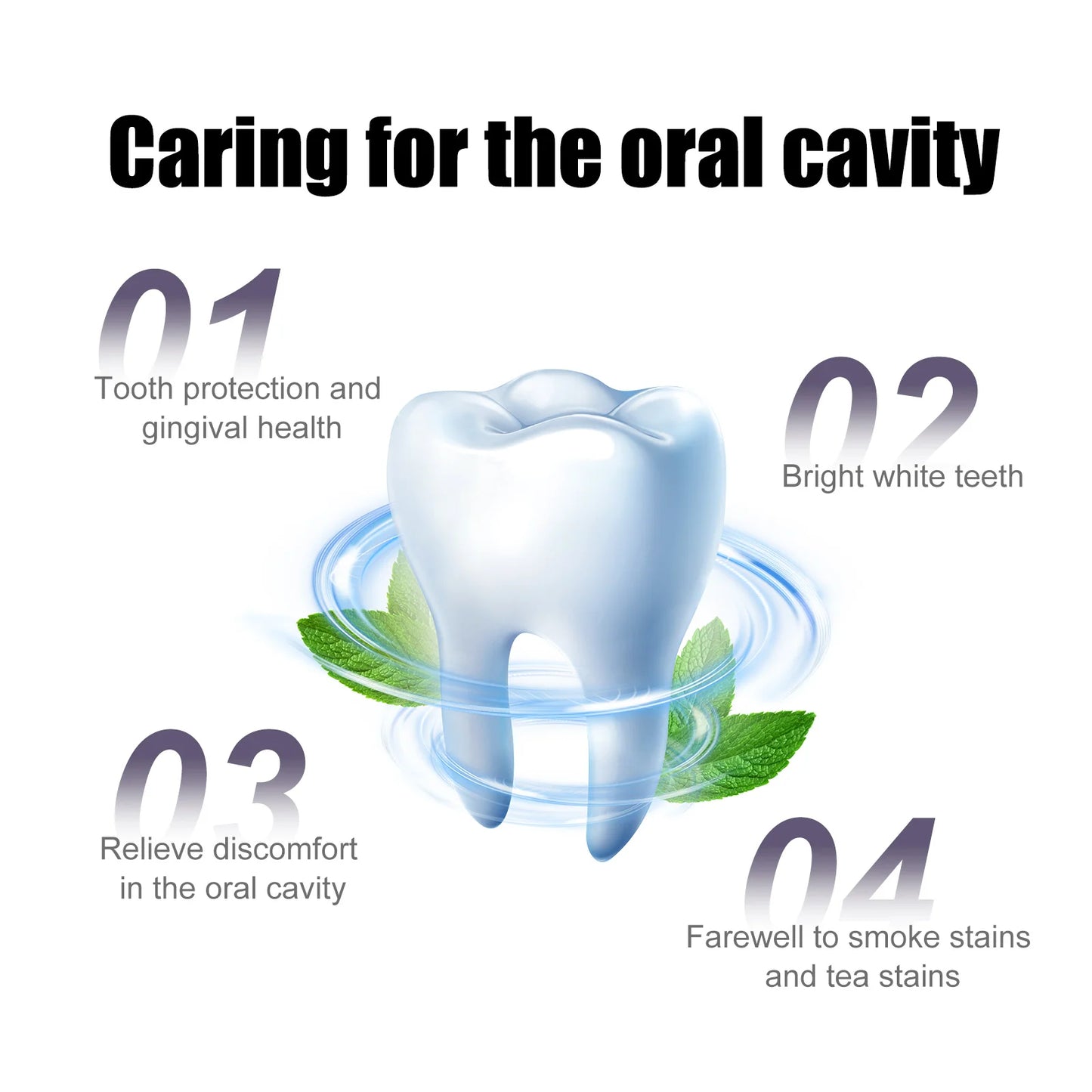 JAYSUING V34 Teeth Whitening Toothpaste Teeth Whitening Clean Stain Removal Tooth Paint Booster Brightness Reduce Yellow
