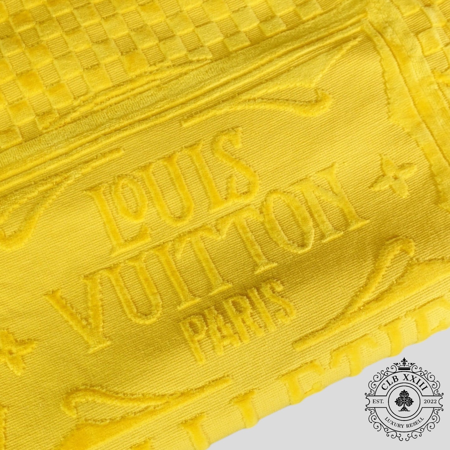 Louis Vuitton SS26 Beach Towel Bag in Yellow