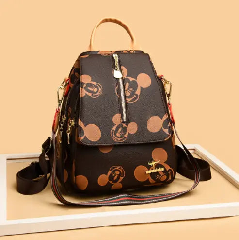 Disney Mickey Women's Luxury Multifunctional Travel Backpack