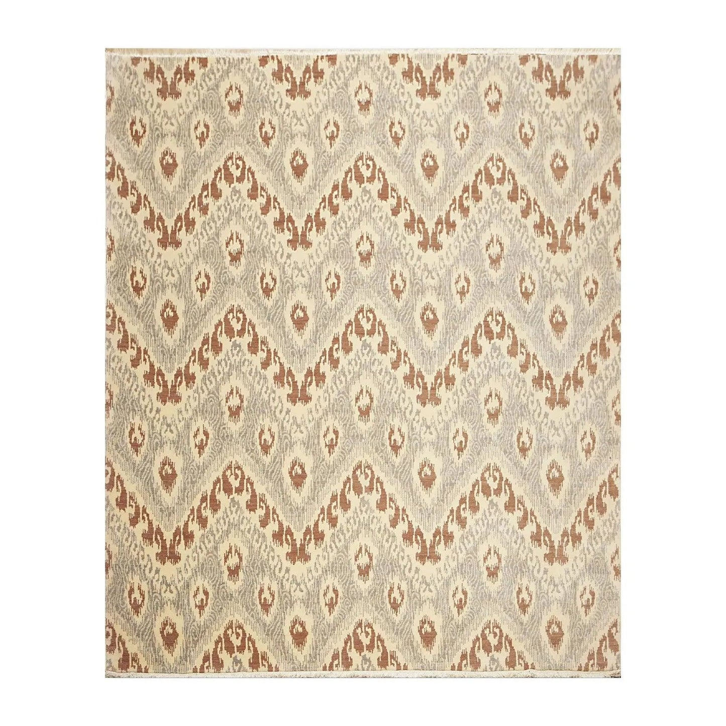 8' x 10' Hand Knotted 100% Wool Turkish Weave Oriental Area rug 8x10 ft Beige-1