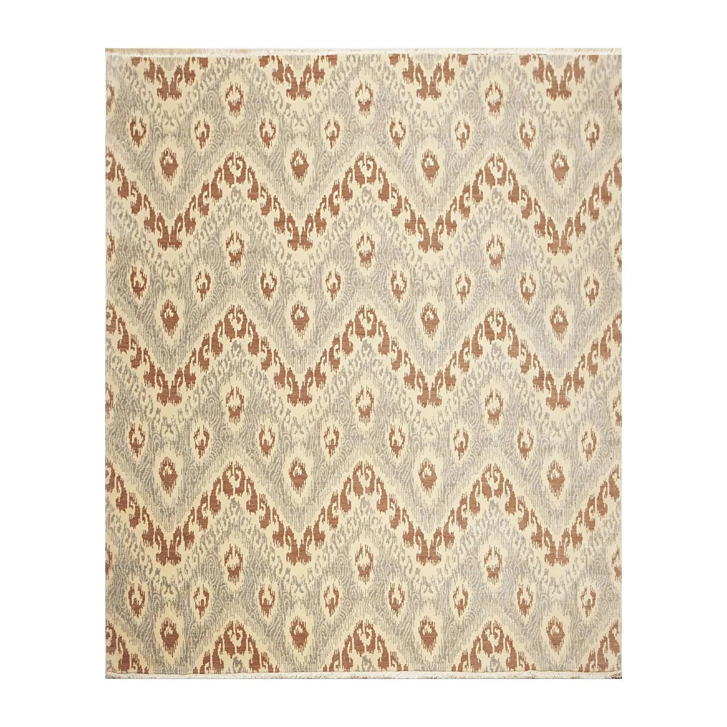 8' x 10' Hand Knotted 100% Wool Turkish Weave Oriental Area rug 8x10 ft Beige-1