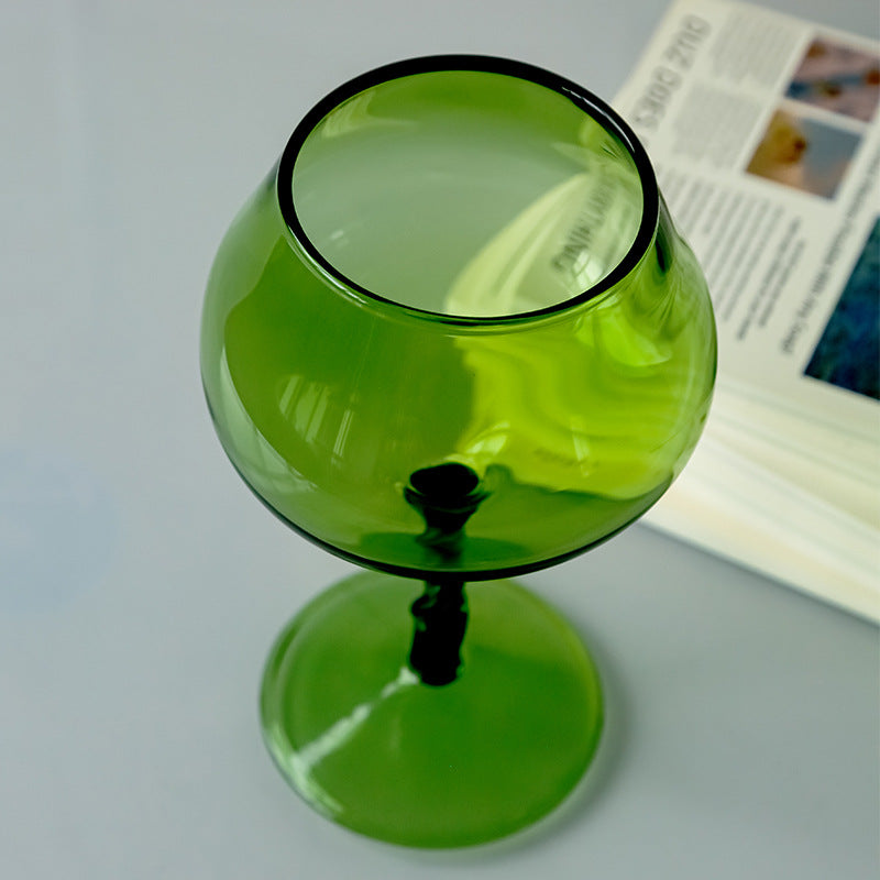 320ml Green Conch Goblet Red Wine Glass Fashion Creative Champagne Wine Glass Wine Glass