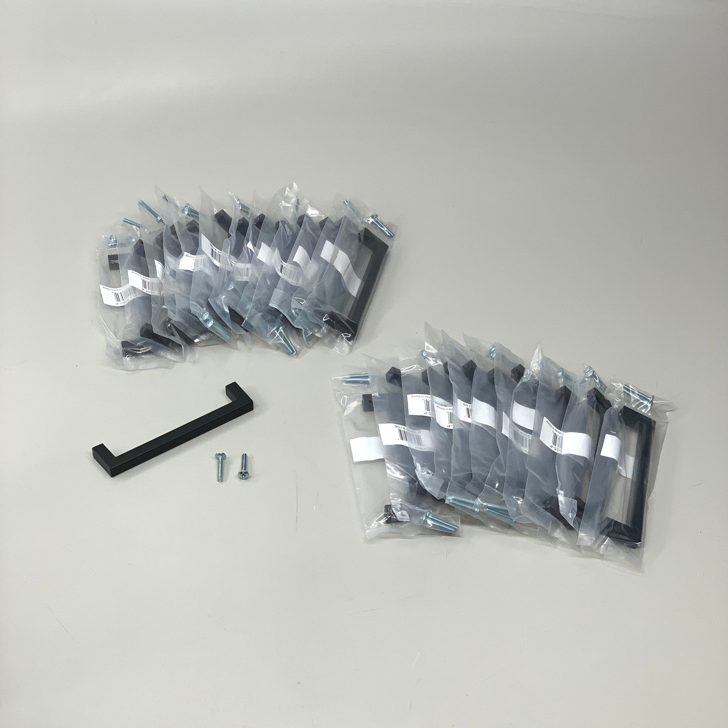 BERENSON 25 PACK!! Matte Black Square Pull Contemporary Advantage One 9014-4055-P
