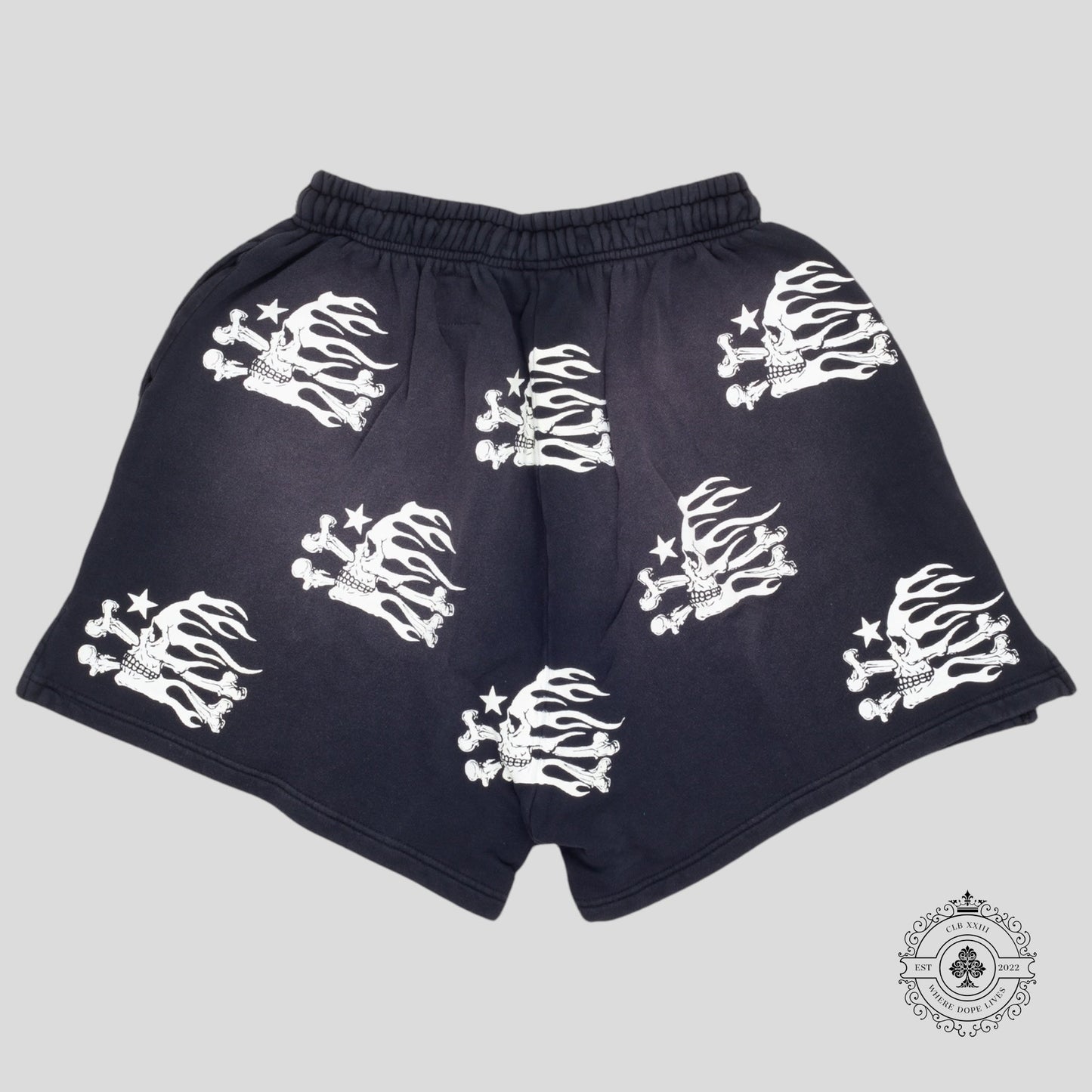 Hellstar Skull Shorts in Black