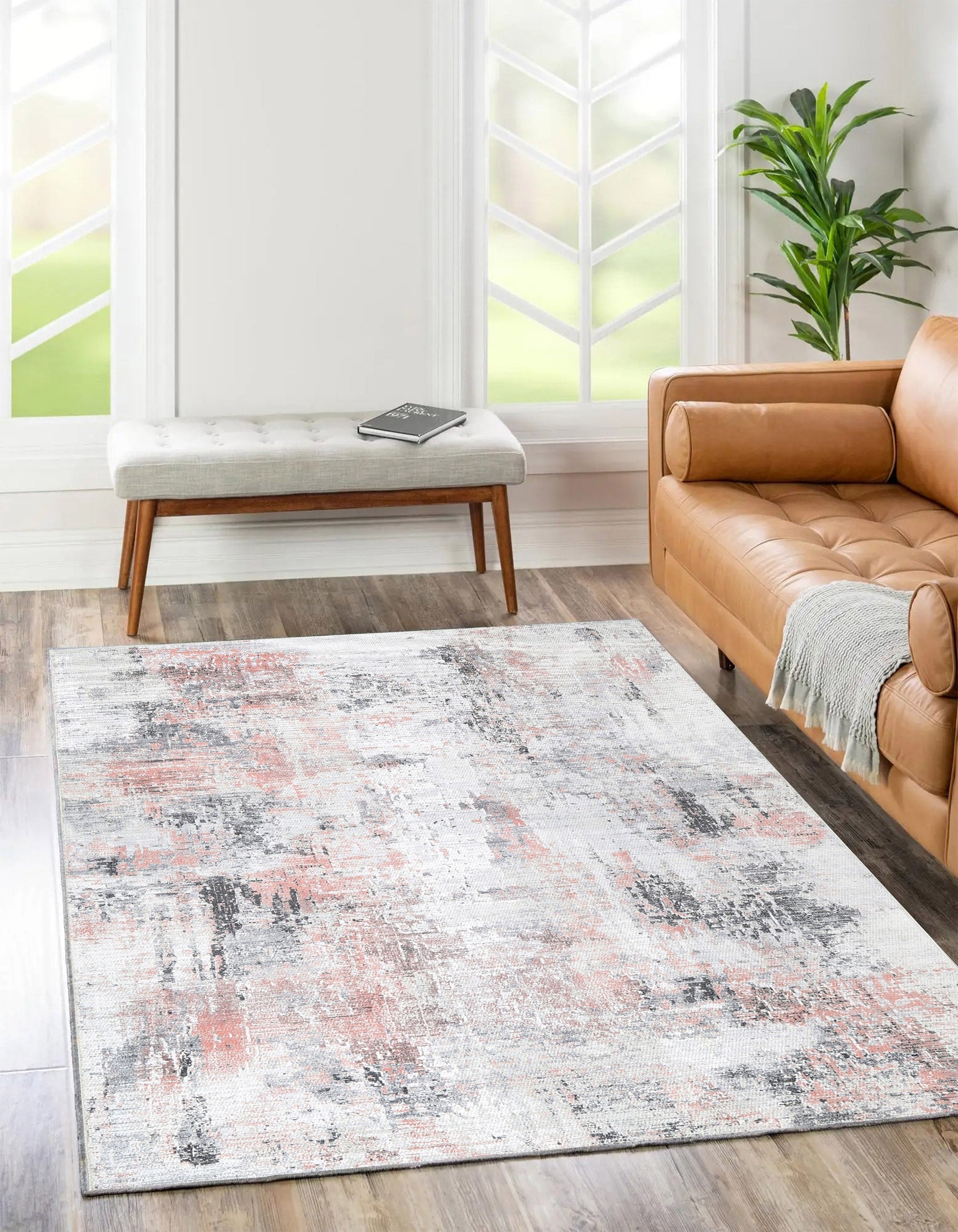 Abstract Celine in Multicolor Rug-1