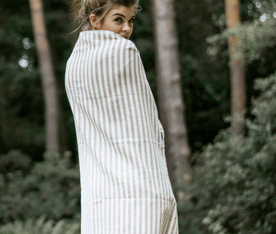Striped Turkish Luxury Towel