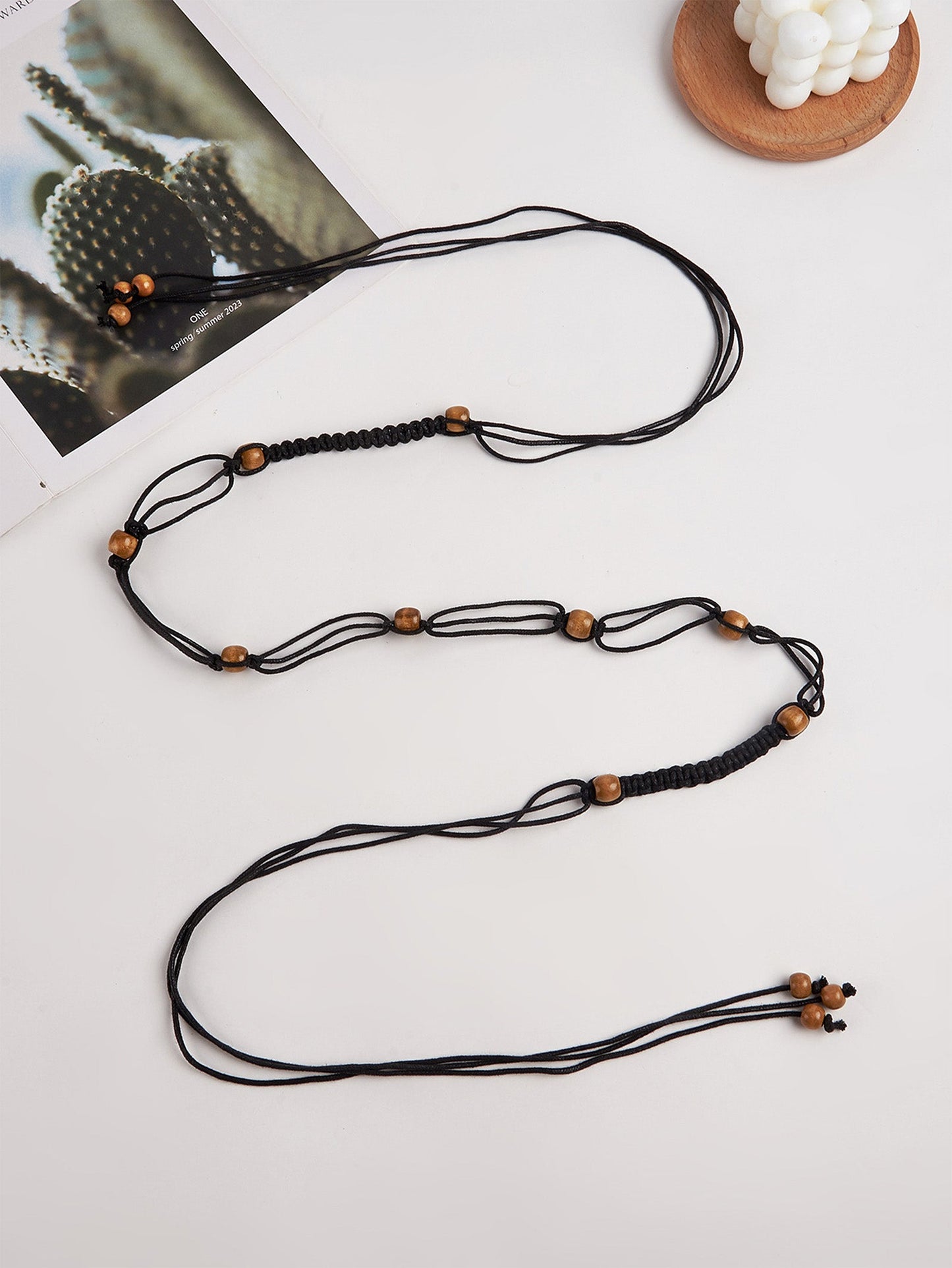 Cotton-Linen Knotted Belt