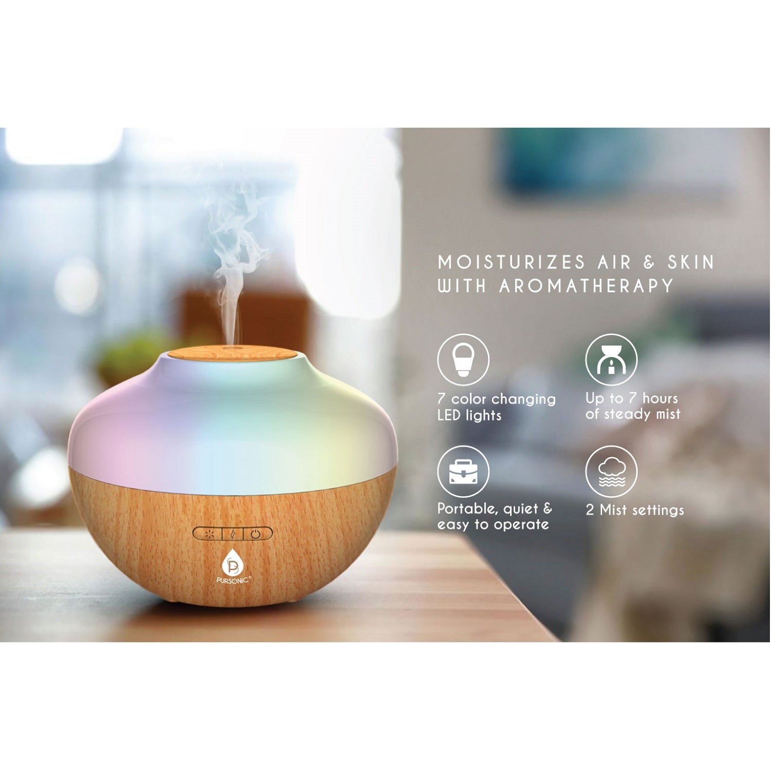 Home Wellness Collection: Towel Warmer, True HEPA Purifier, Diffuser, & Essential Oils-4