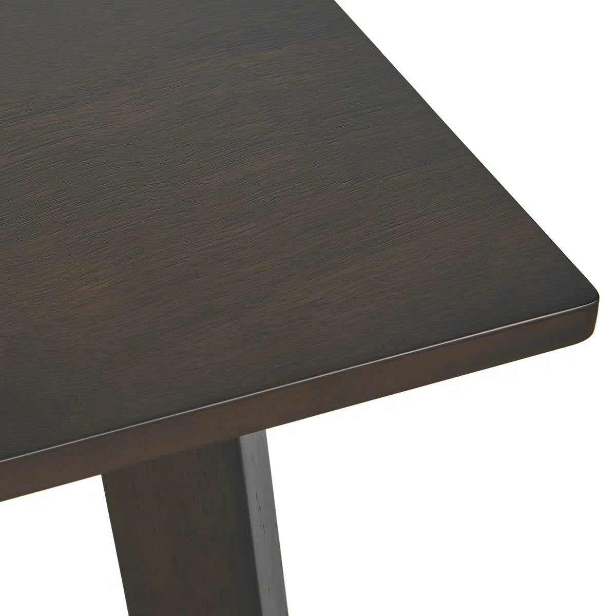 47 x 29-inch Mid-Century Modern Dining Table in Espresso Wood Finish-3