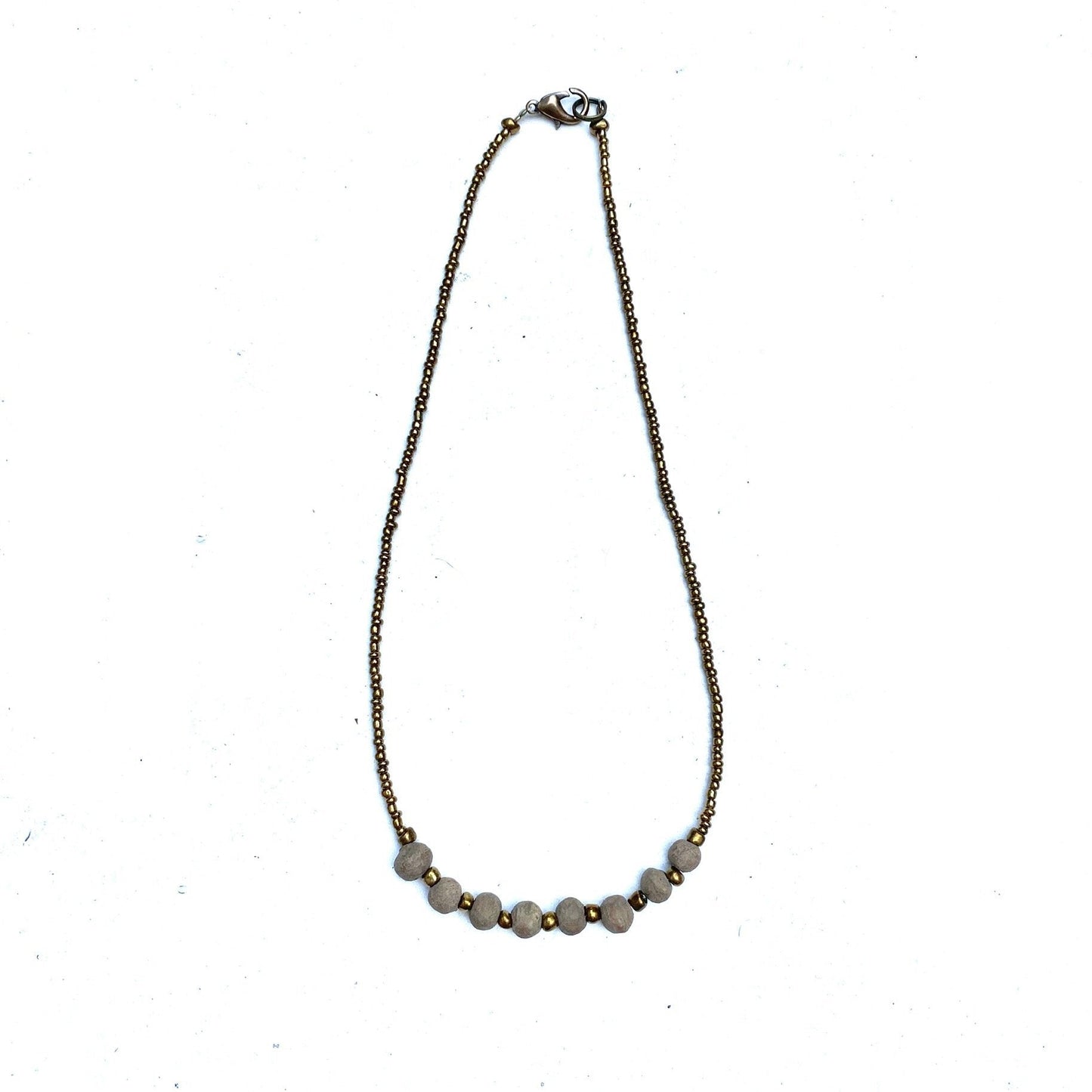Antique Ceramic Necklace