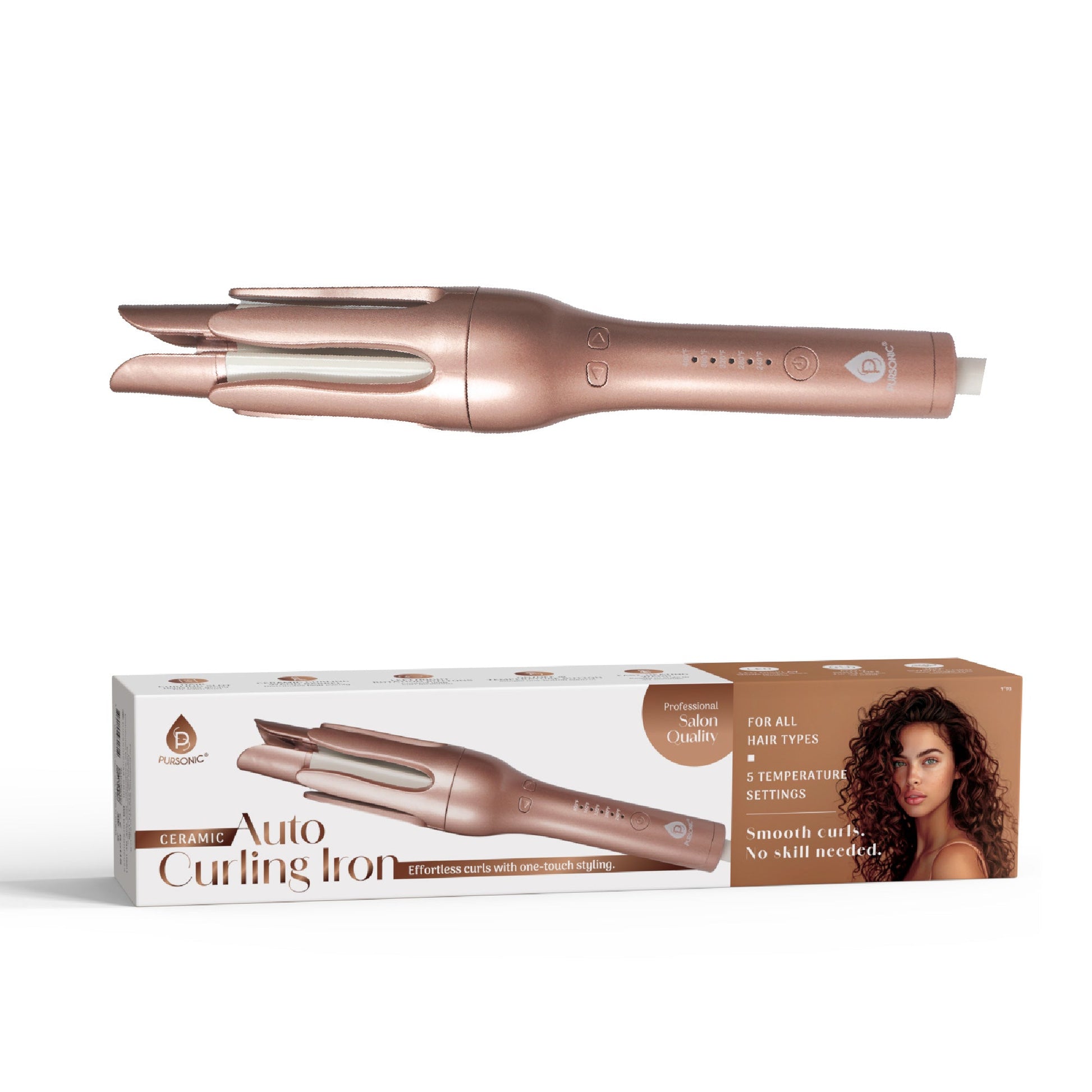 Pursonic Automatic Curling Iron – Salon-Quality Curls in Minutes-4