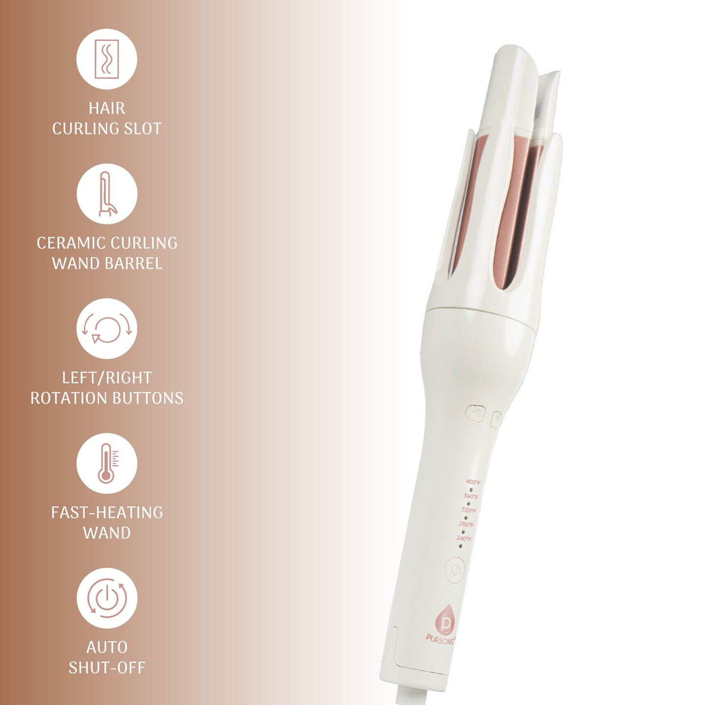 Pursonic Automatic Curling Iron – Salon-Quality Curls in Minutes-1