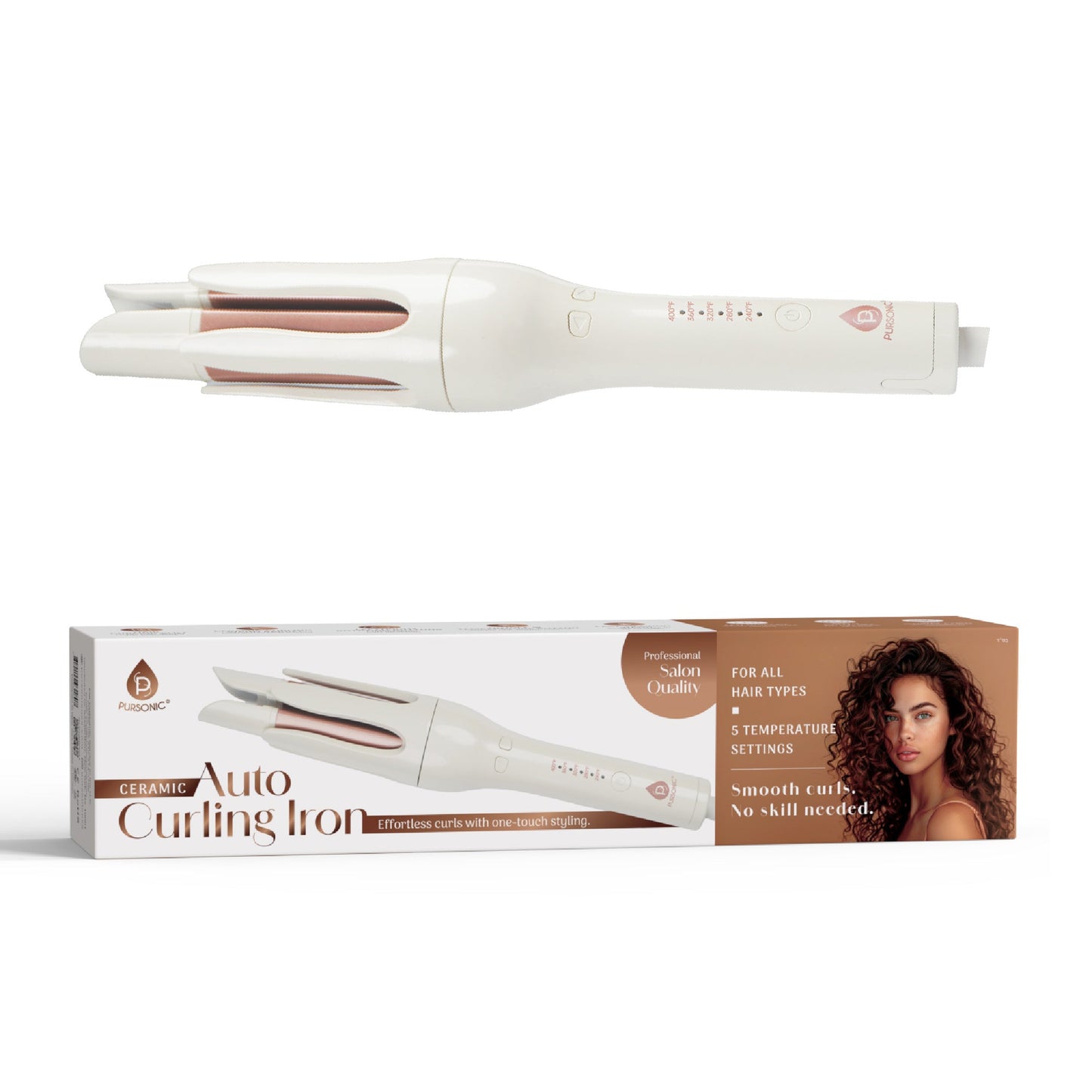Pursonic Automatic Curling Iron – Salon-Quality Curls in Minutes-0
