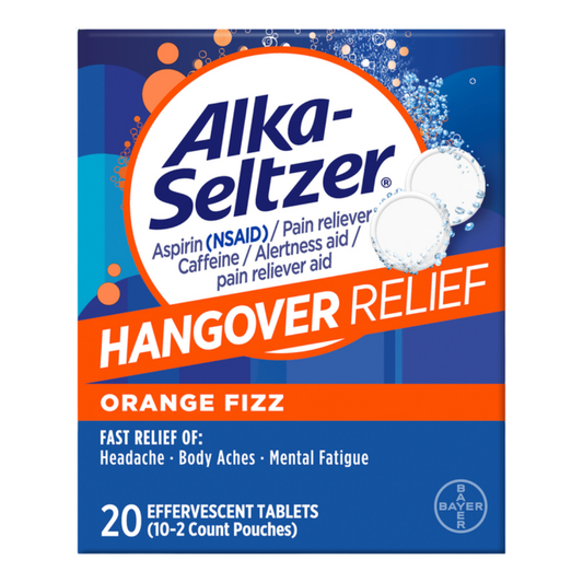 Alka‑Seltzer Hangover Relief Effervescent Tablets (20 count)