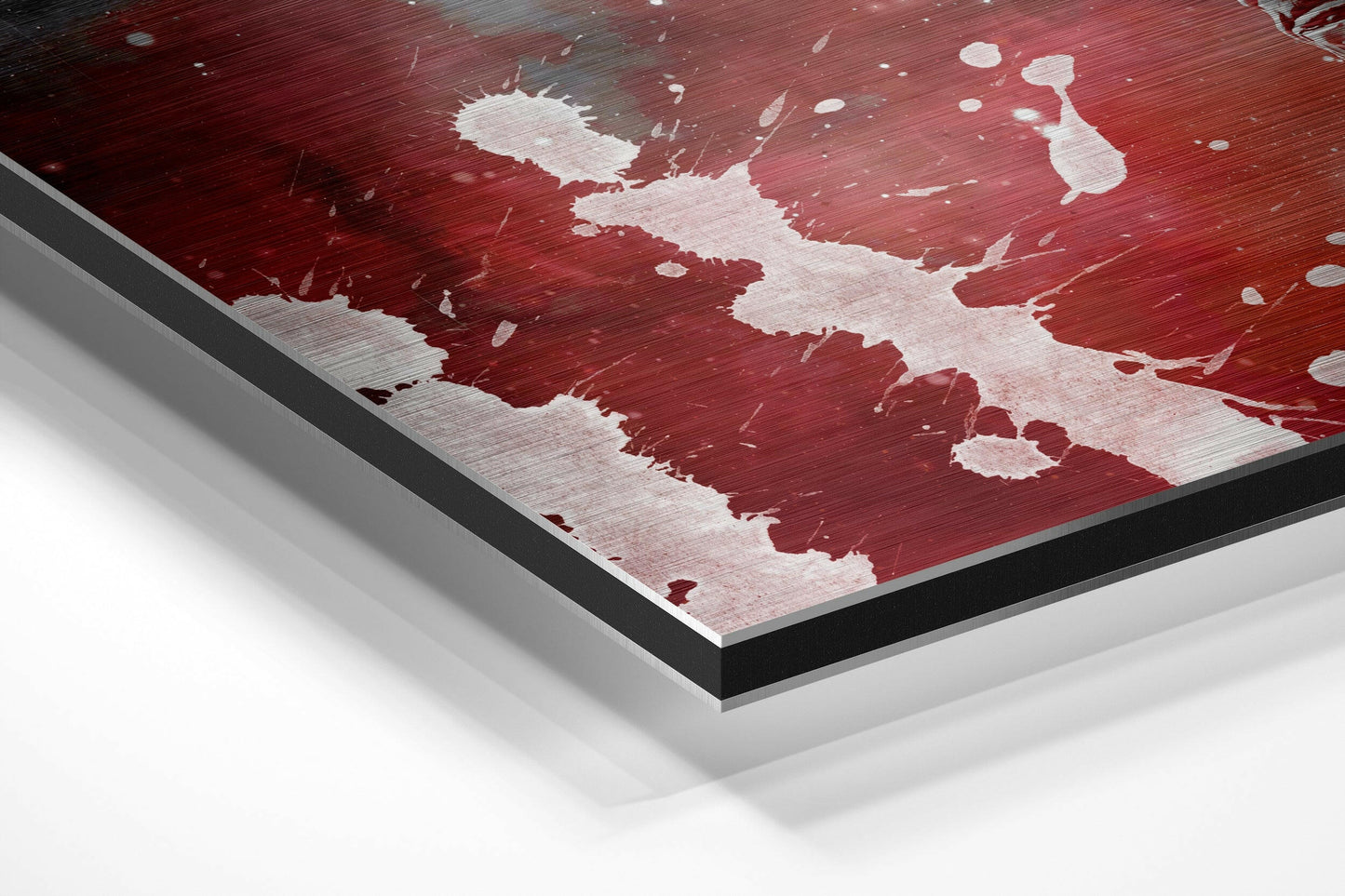 Fly in Space Brushed Aluminium Dibond Wall Art