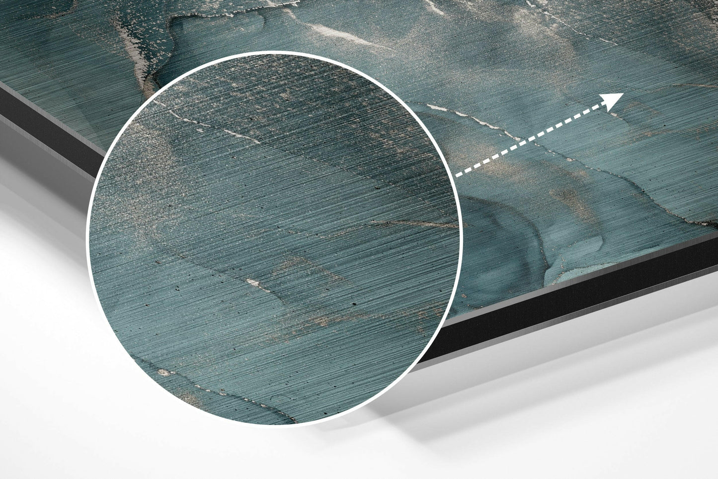 Marmoreal Brushed Aluminium Dibond Wall Art