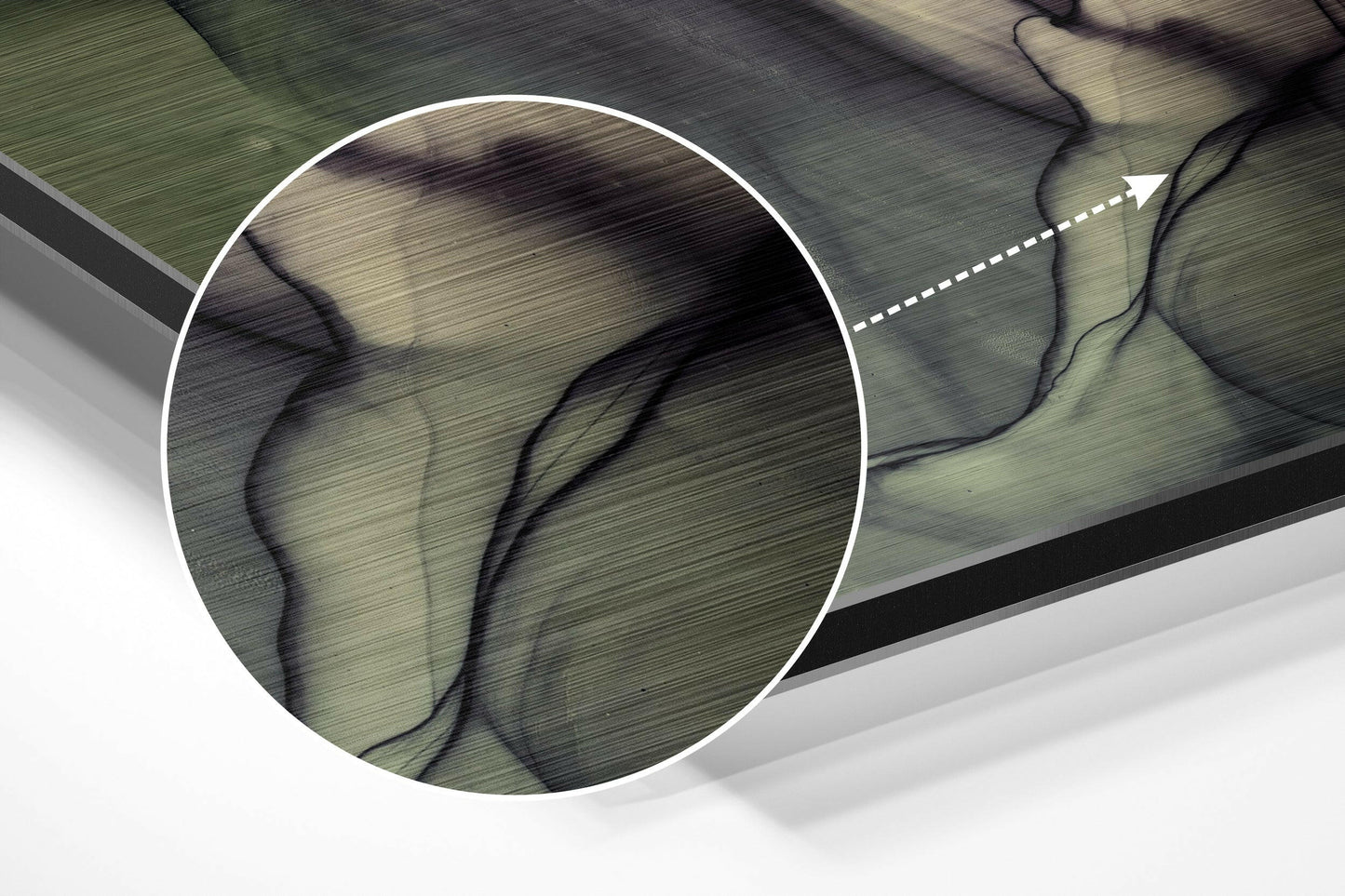 Marmoreal Brushed Aluminium Dibond Wall Art