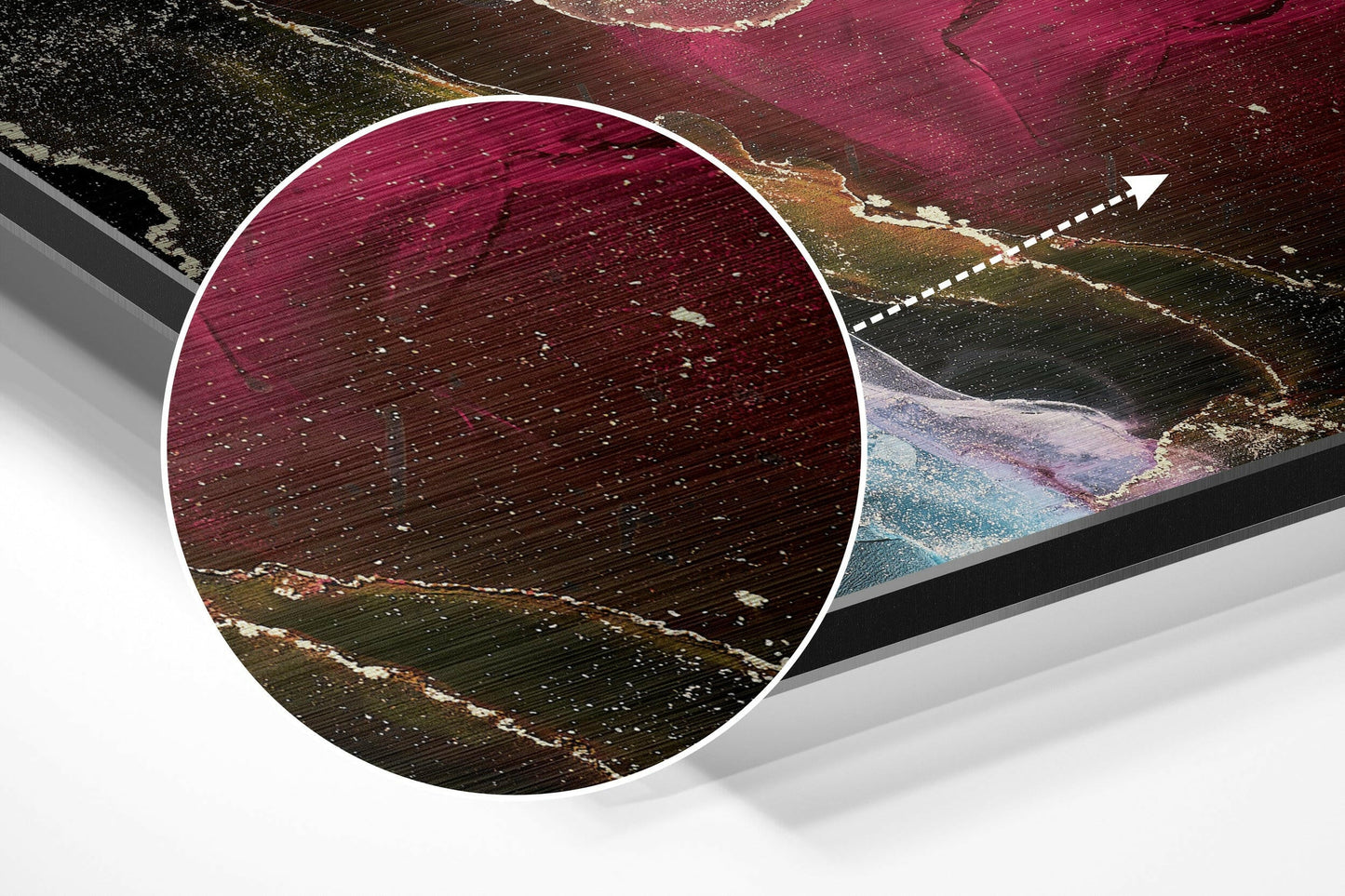 Marmoreal Brushed Aluminium Dibond Wall Art