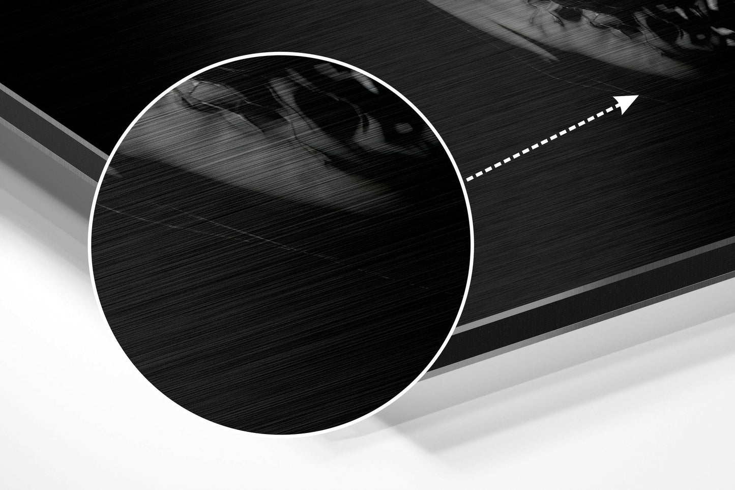 Skull Brushed Aluminium Dibond Wall Art