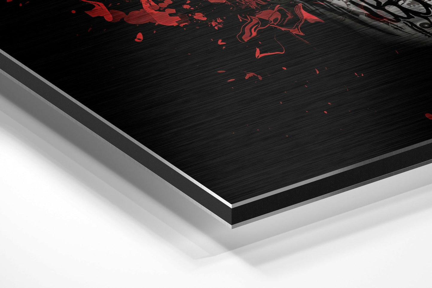 Skull Brushed Aluminium Dibond Wall Art