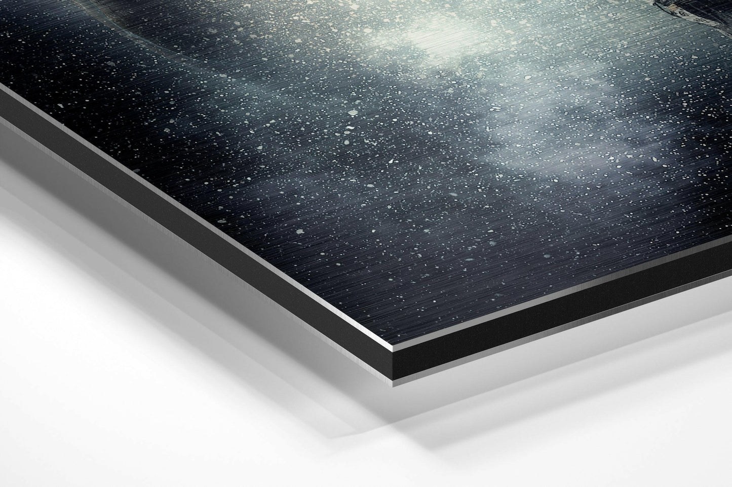 Space Traveller Brushed Aluminium Dibond Wall Art