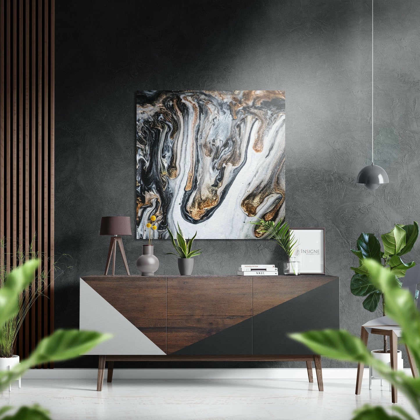 Marmoreal Brushed Aluminium Dibond Wall Art