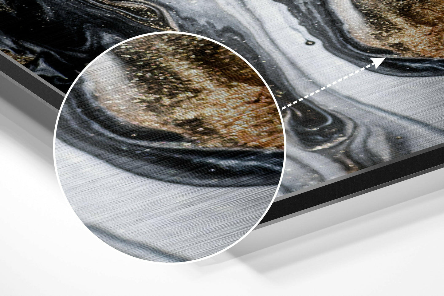 Marmoreal Brushed Aluminium Dibond Wall Art