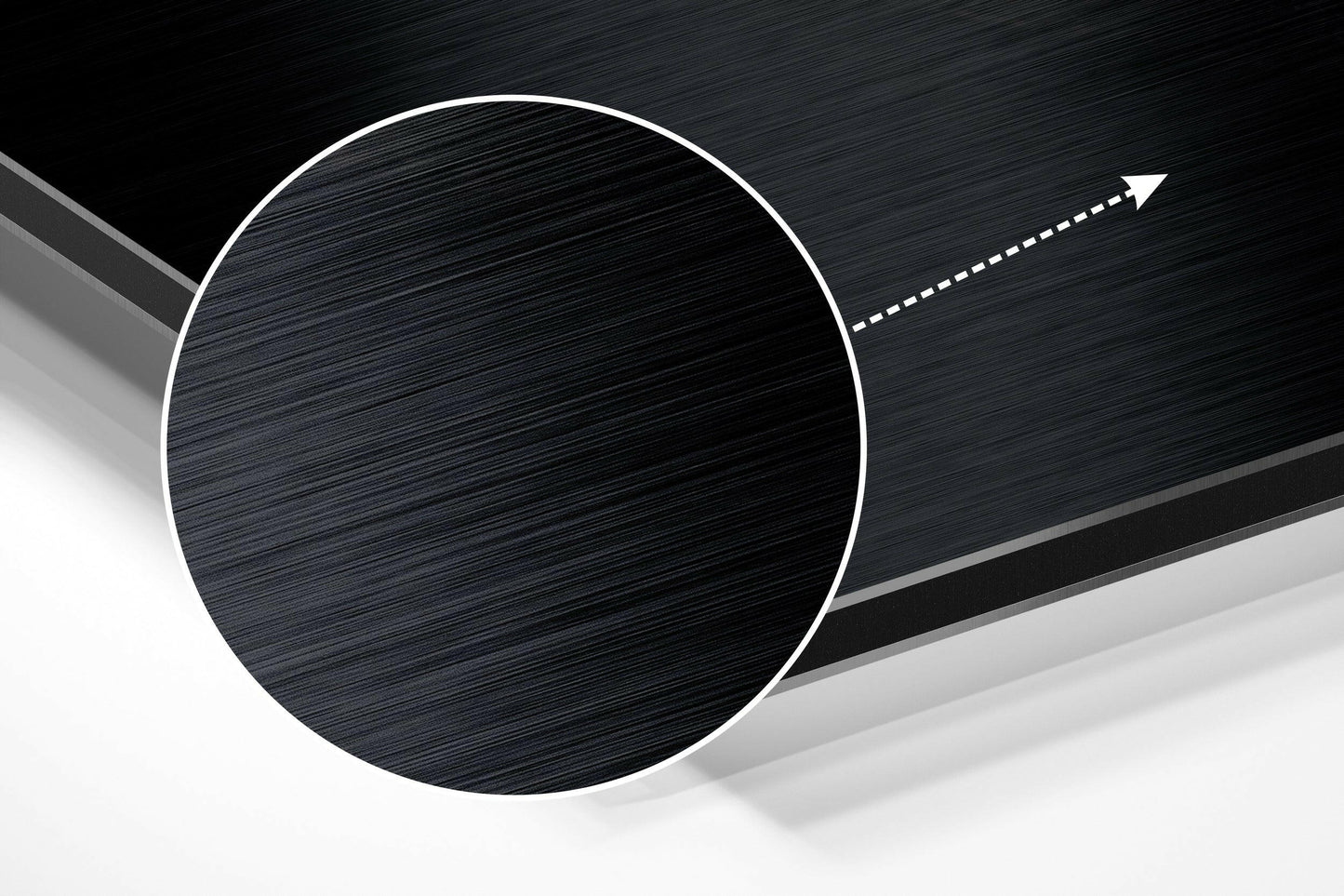 Eyelashes Brushed Aluminium Dibond Wall Art-2