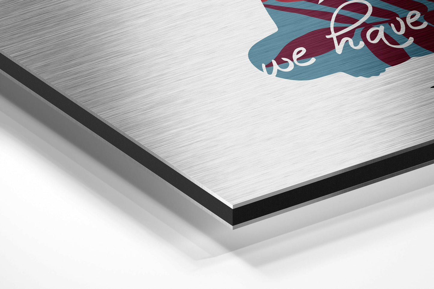 Buddha Brushed Aluminium Dibond Wall Art
