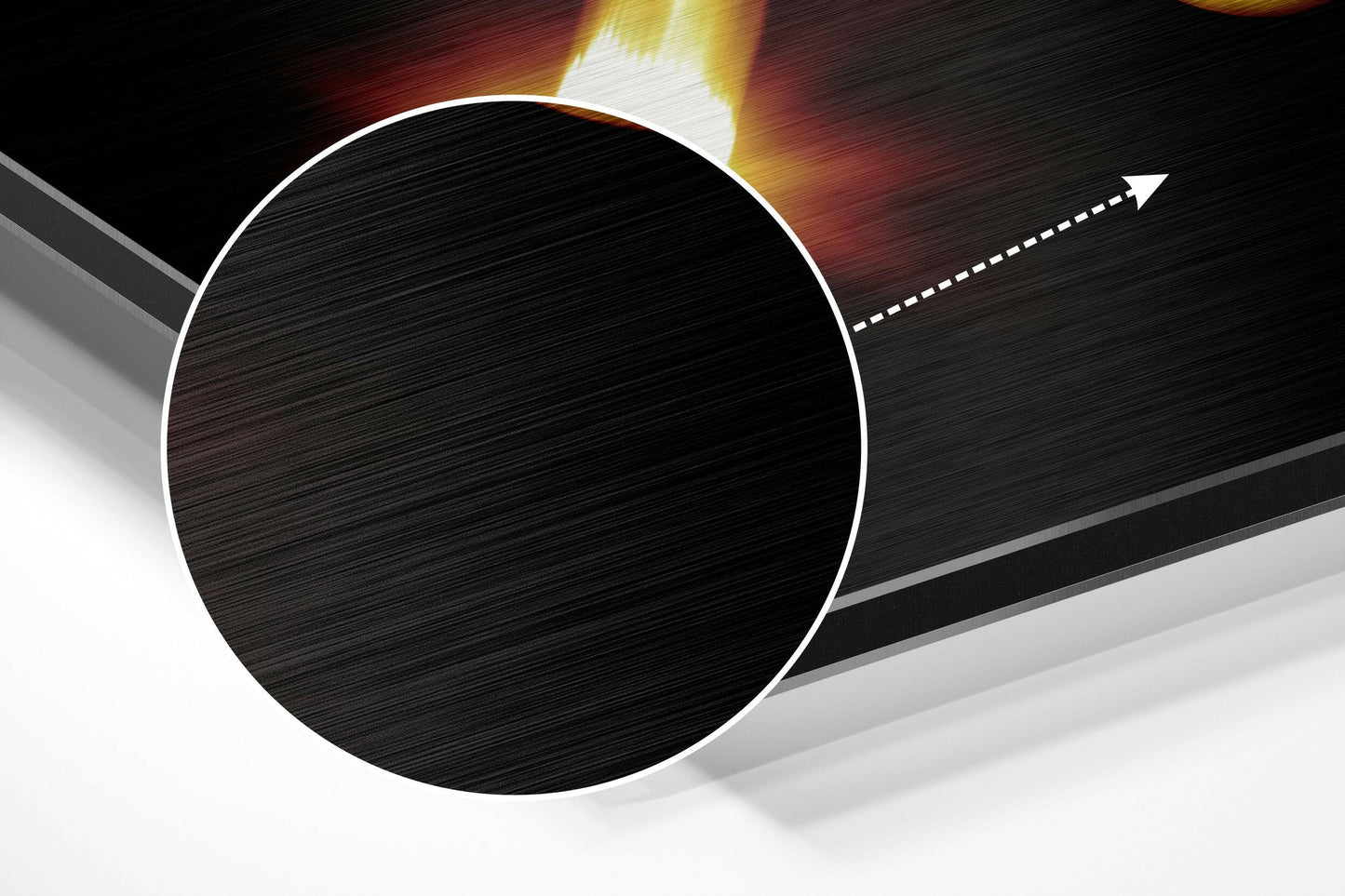 Aquarius Brushed Aluminium Dibond Wall Art