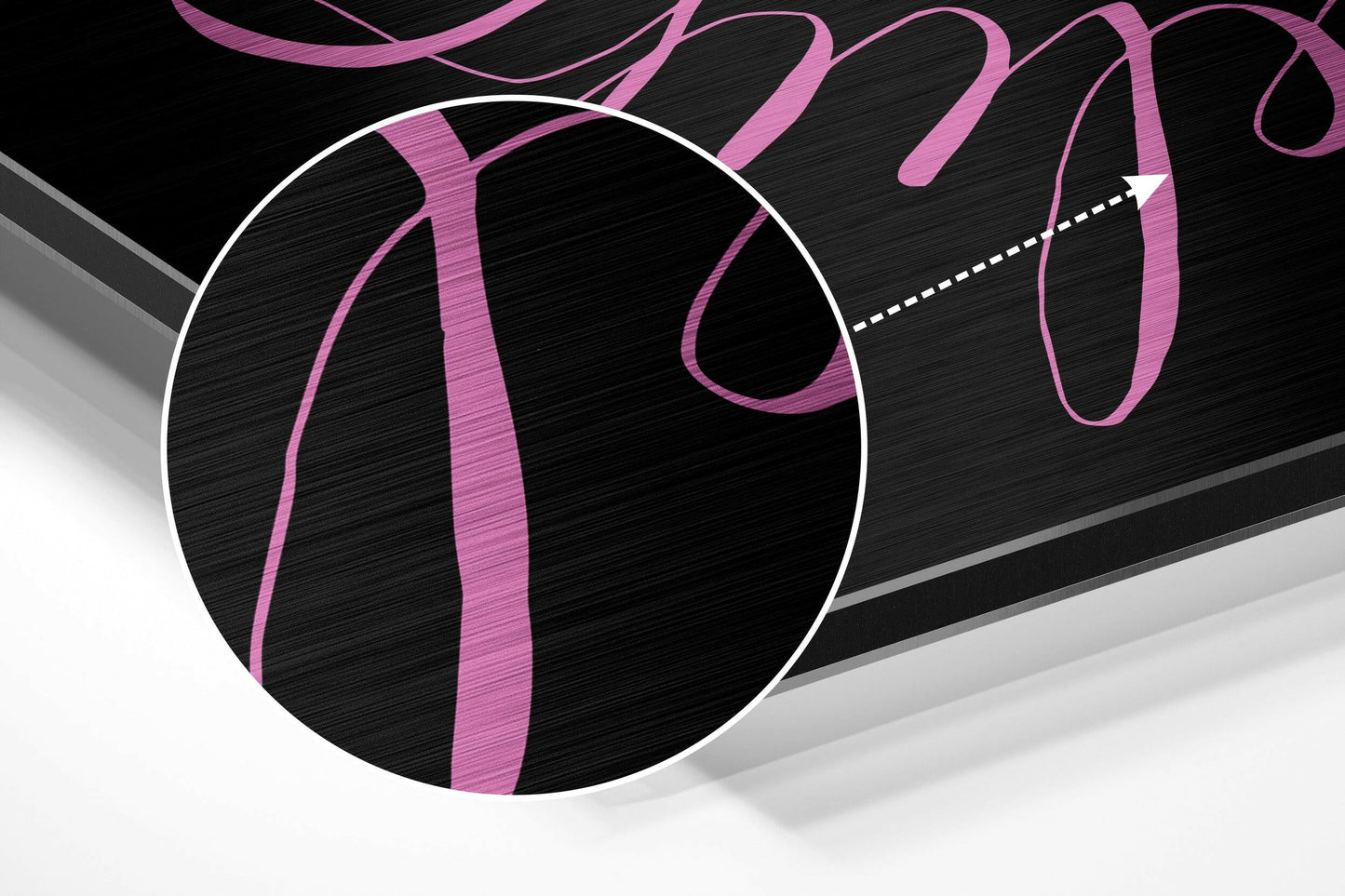 Believe in Impossible Brushed Aluminium Dibond Wall Art