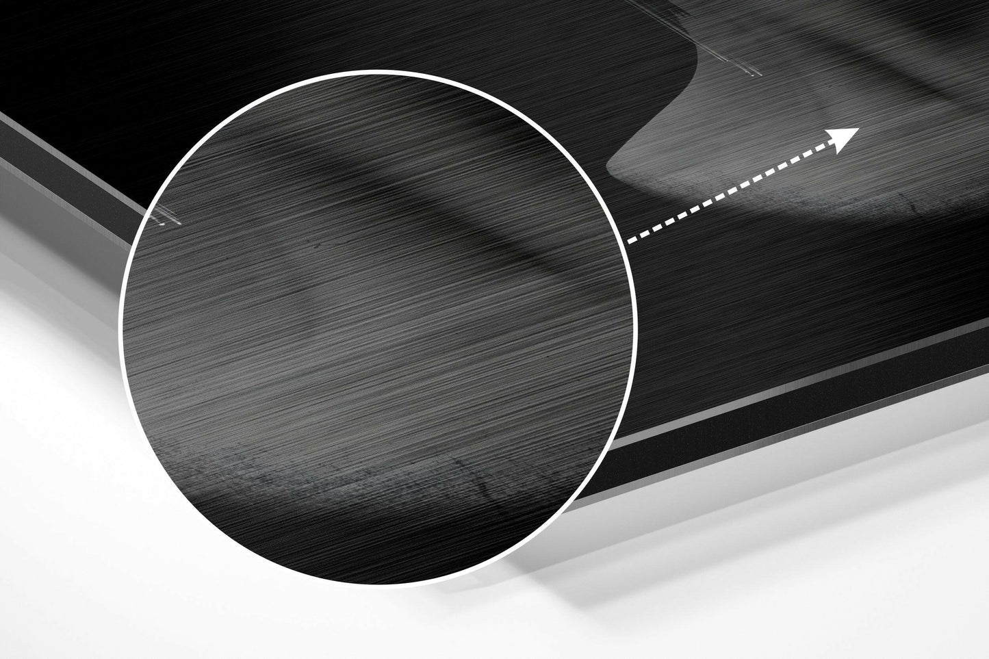 The Art of Sculpture Brushed Aluminium Dibond Wall Art