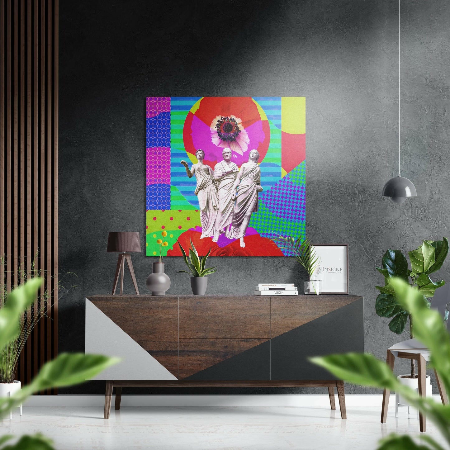 The Art of Sculpture Brushed Aluminium Dibond Wall Art