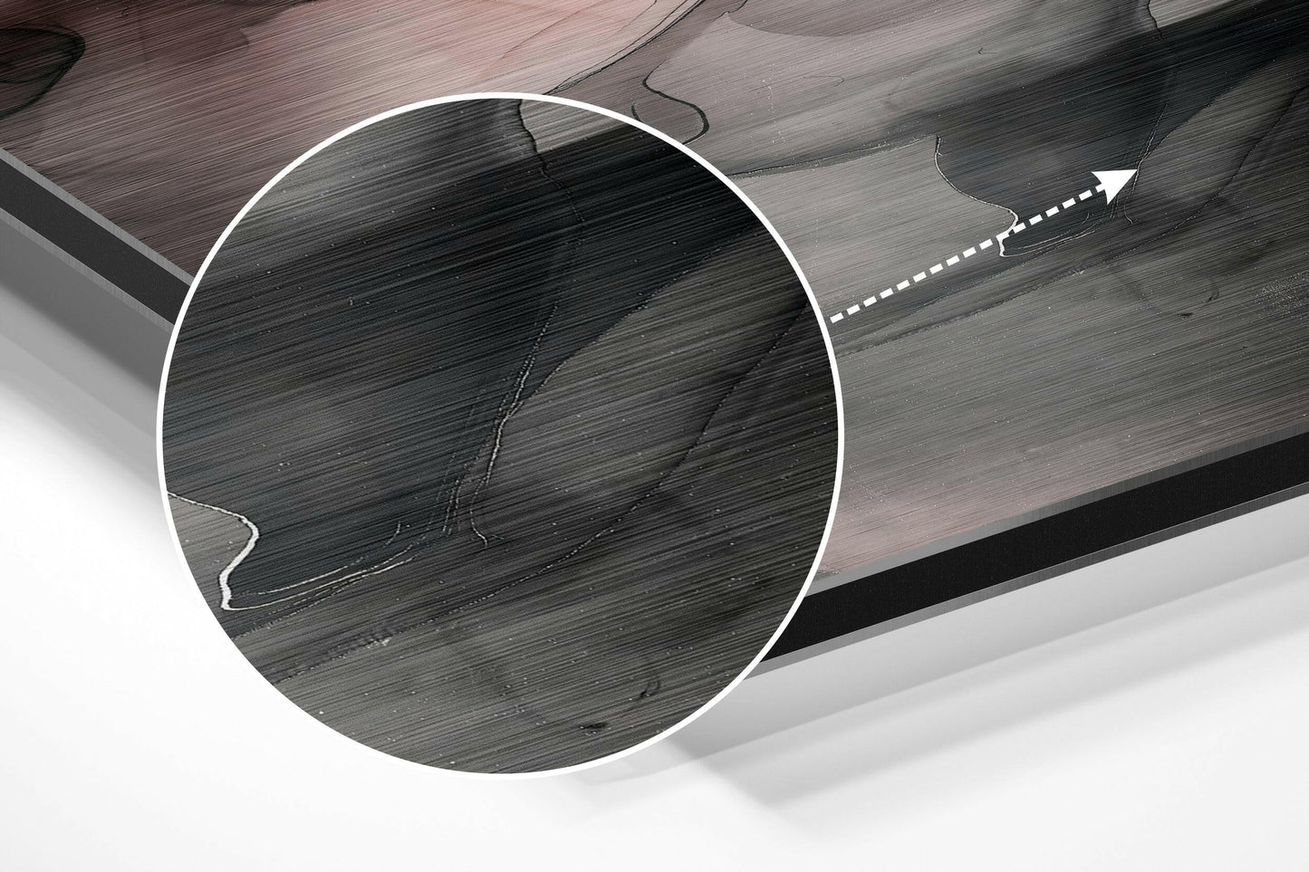 Marmoreal Brushed Aluminium Dibond Wall Art
