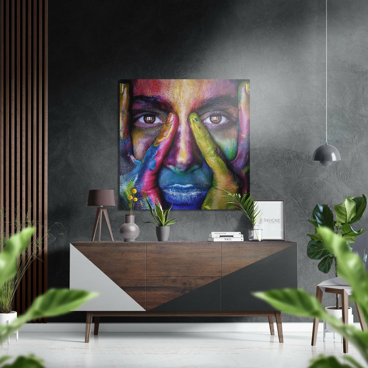 Woman Brushed Aluminium Dibond Wall Art