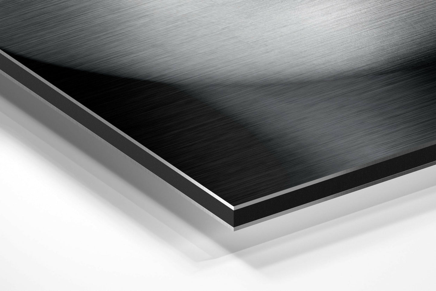 Lips Brushed Aluminium Dibond Wall Art