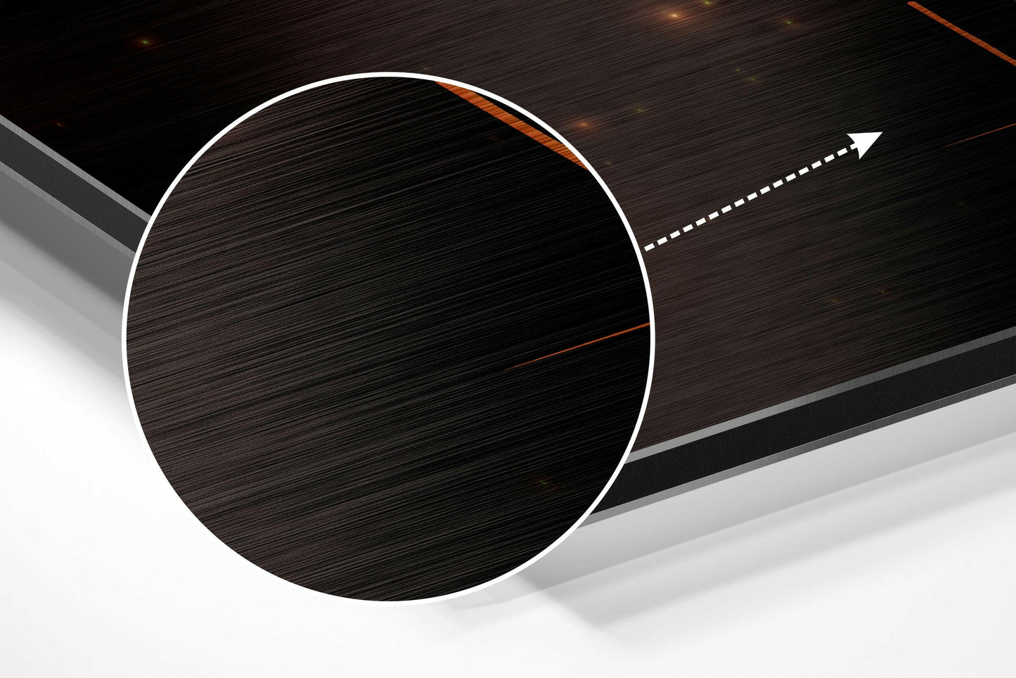Leo Brushed Aluminium Dibond Wall Art
