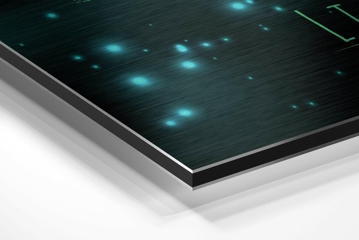 Libra Brushed Aluminium Dibond Wall Art
