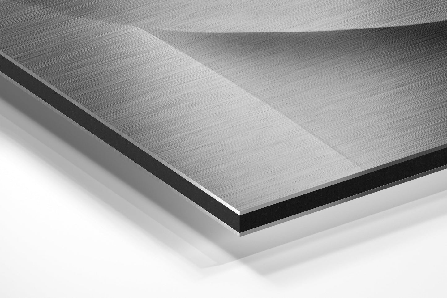 Lips Brushed Aluminium Dibond Wall Art
