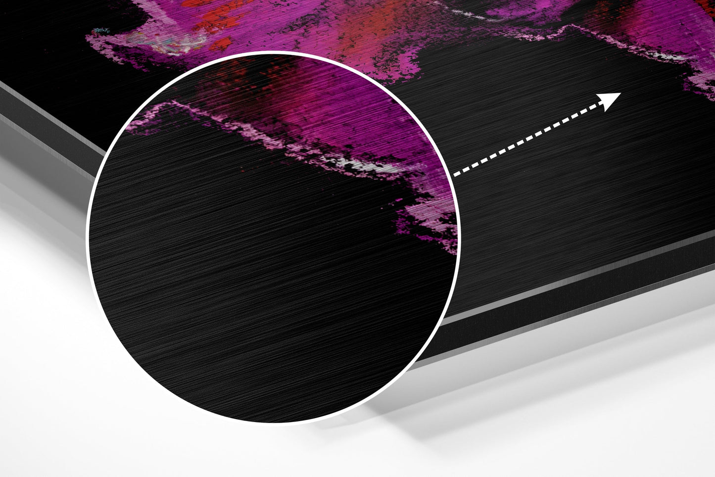 Flower Brushed Aluminium Dibond Wall Art