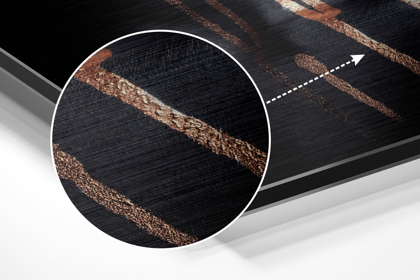 Women Brushed Aluminium Dibond Wall Art