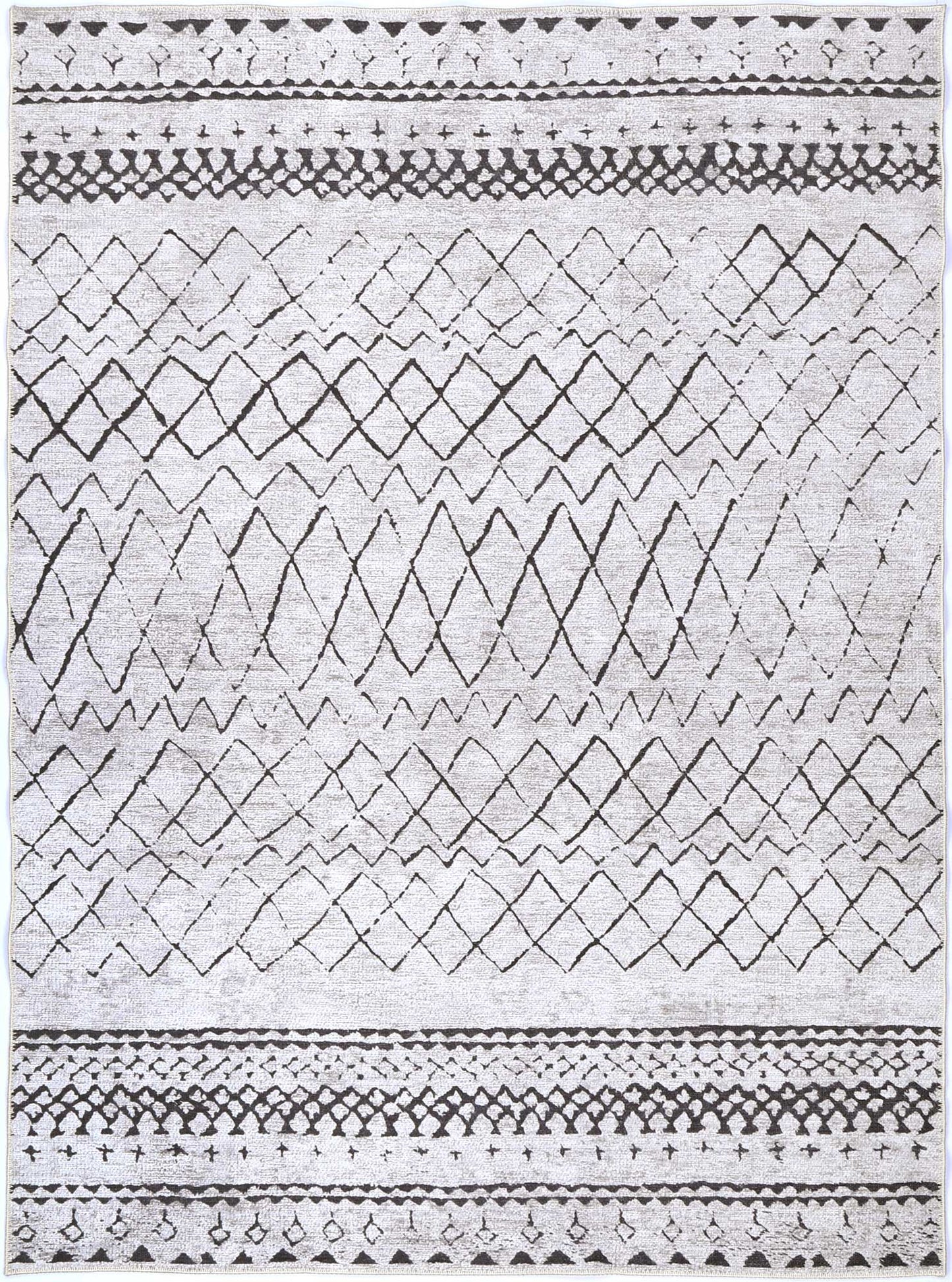 Alma Scandi Moroccan in Silver Rug-5