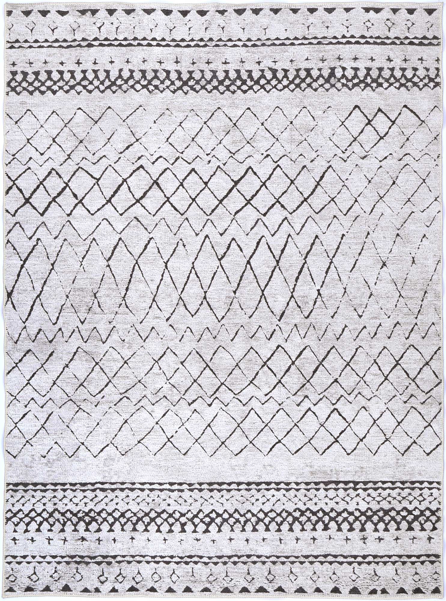 Alma Scandi Moroccan in Silver Rug-5