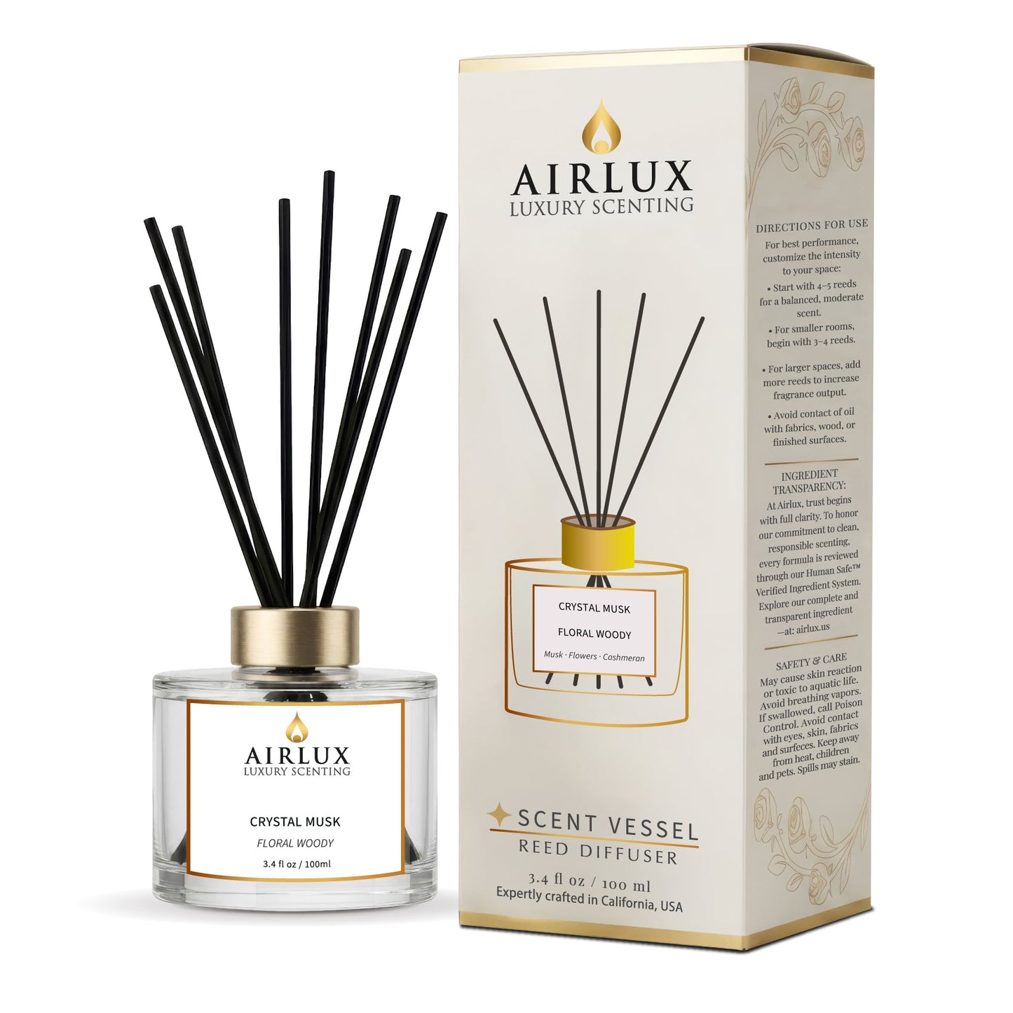 Airlux Signature Aroma Oil No. 182 Crystal Musk