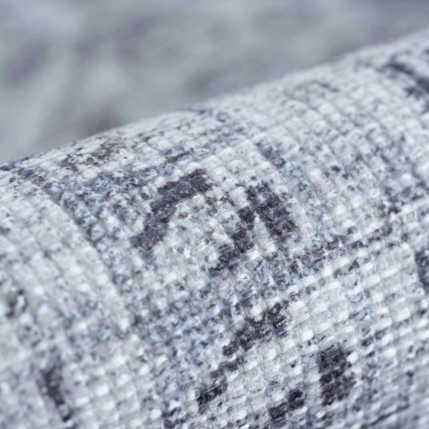Barny Gray Denim Washable Rug-3