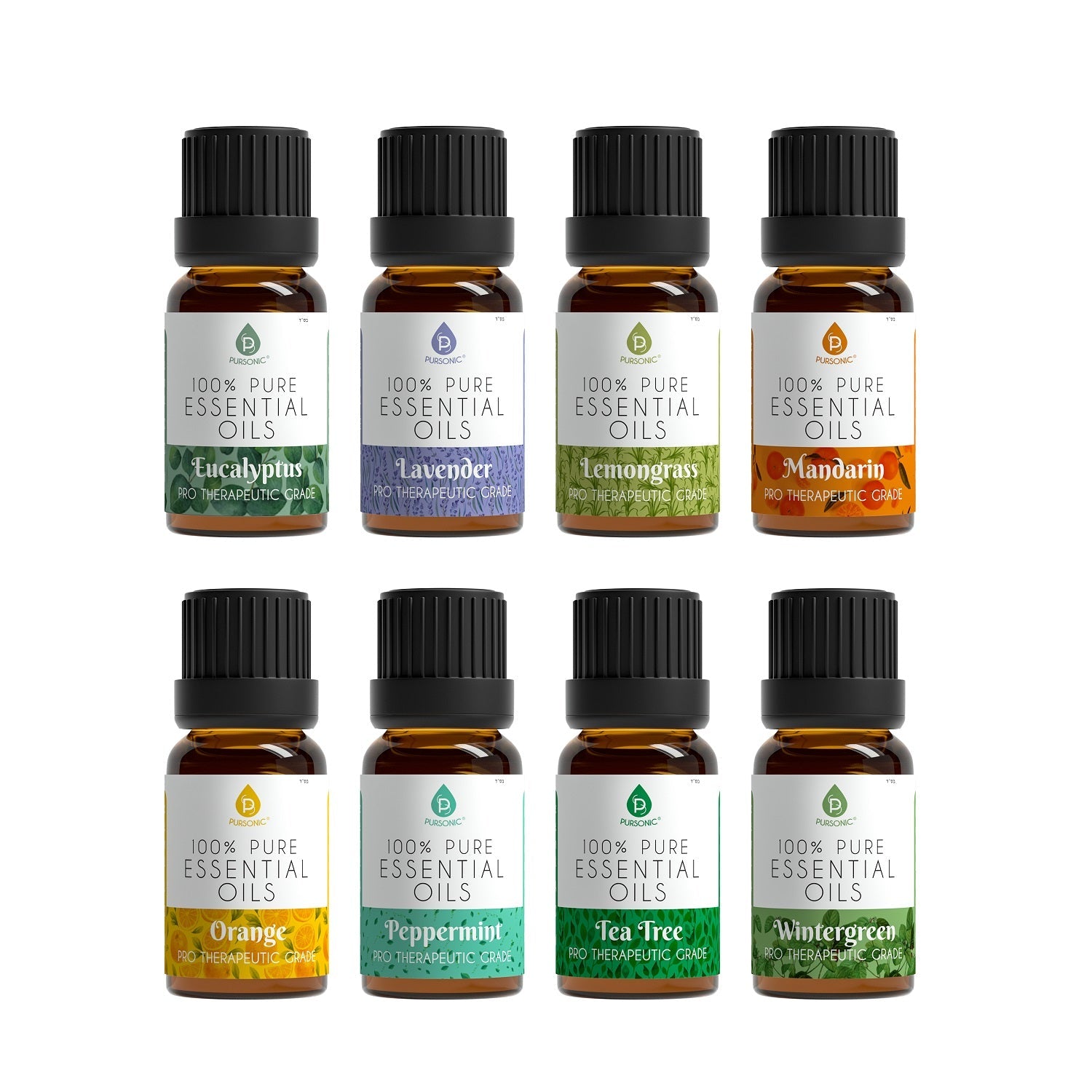 8 pack of 100% Pure Essential Aromatherapy Oils-0