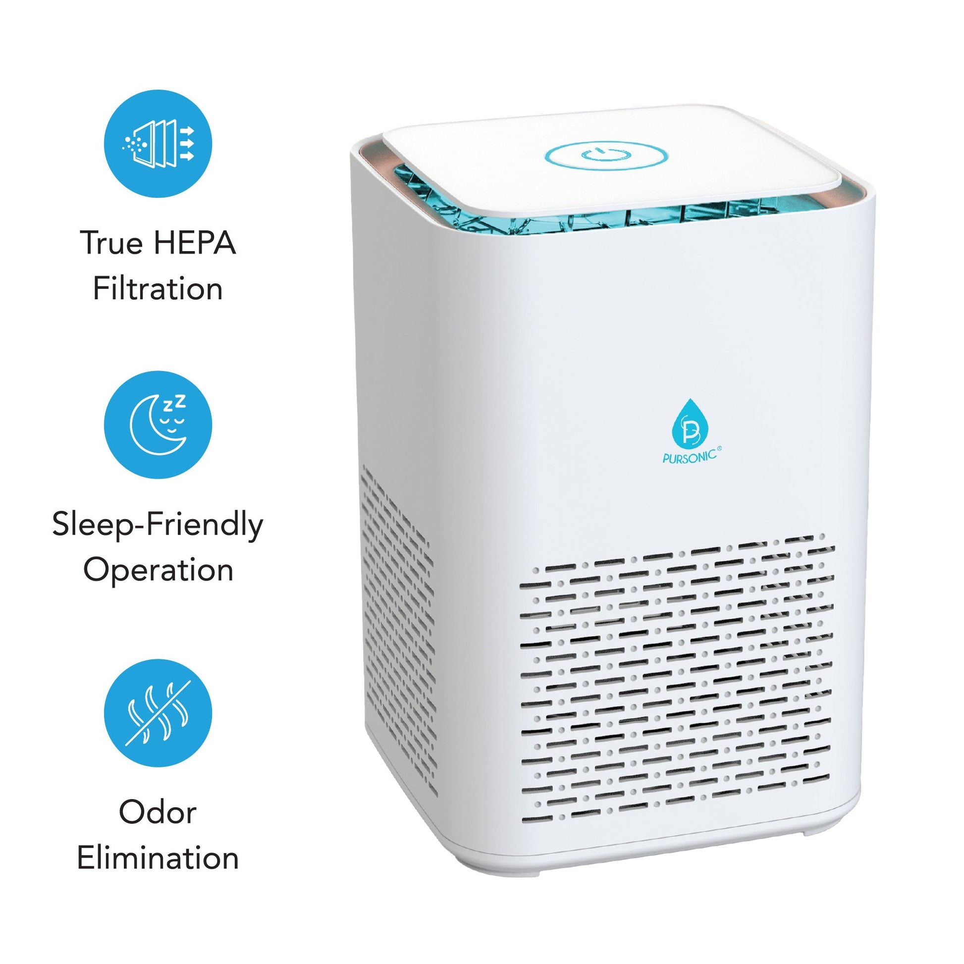 Pursonic Clean Air & Aromatherapy Bundle – True HEPA Air Purifier with 12 Essential Oils-1