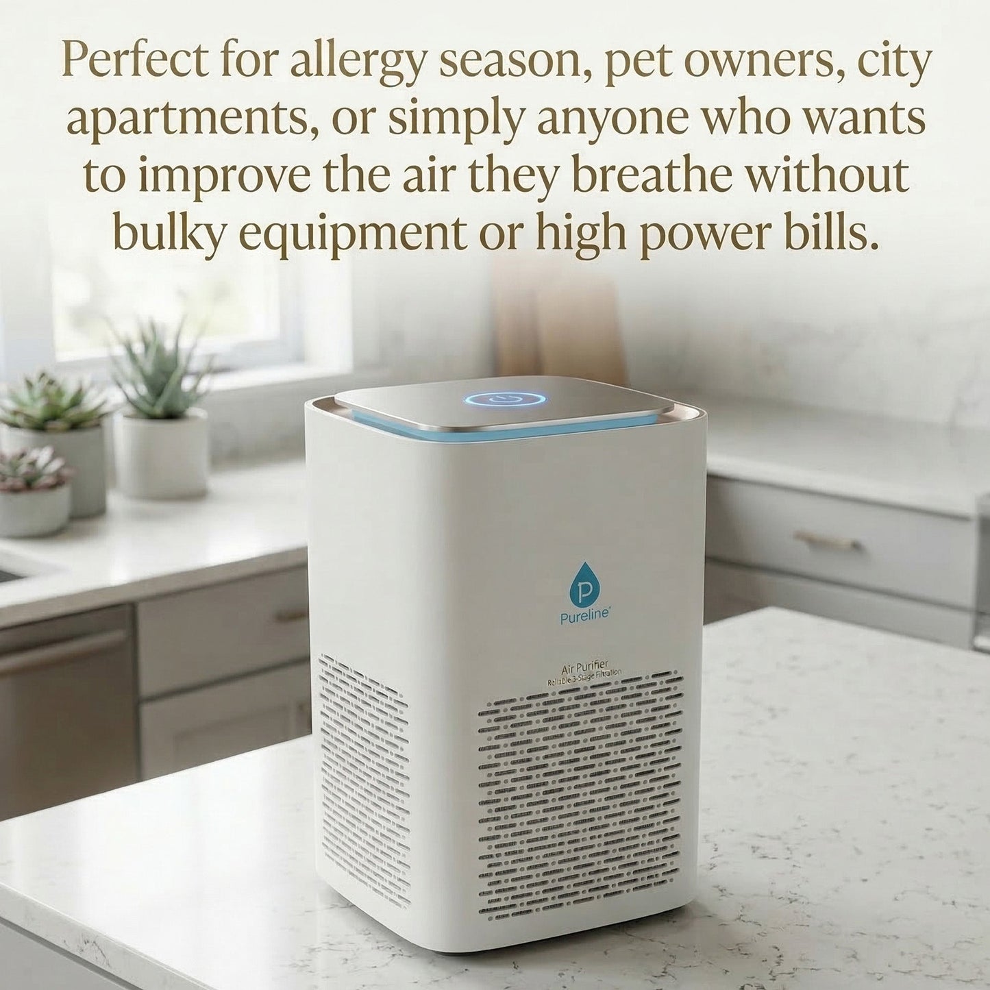 Pursonic True HEPA Air Purifier – Compact Power for Cleaner Air-3
