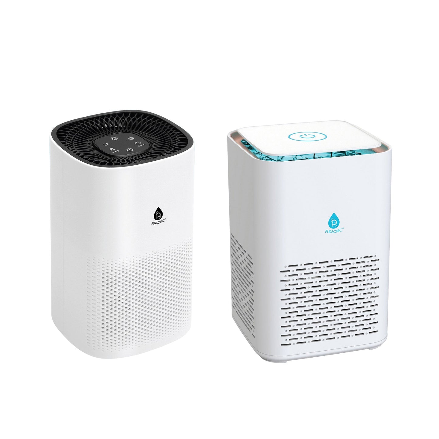 True HEPA Air Purifier Duo – 4-Stage Large Room Purifier + Compact 3-Stage Purifier Set-0